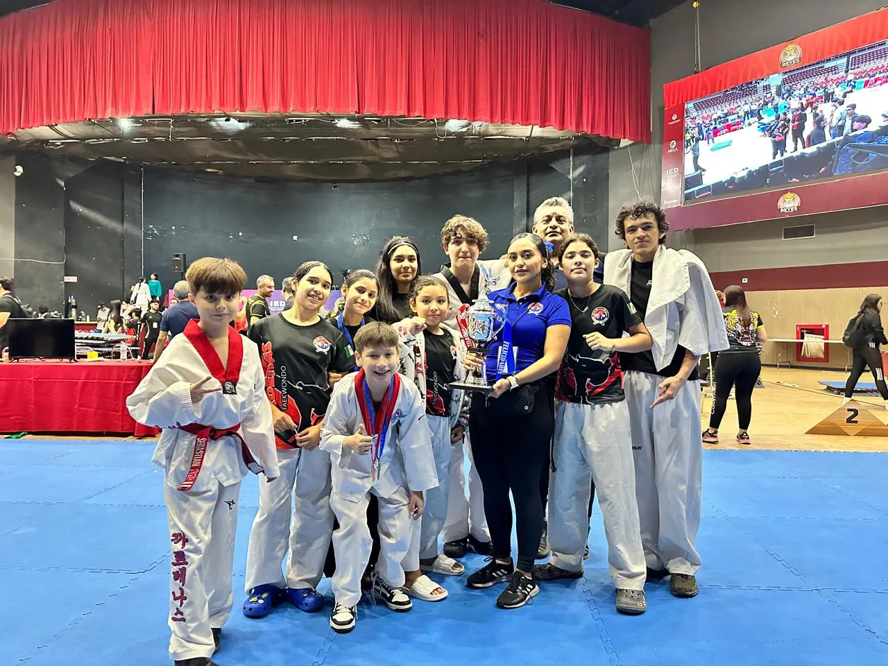 Actividad de Taekwondo en el dojang