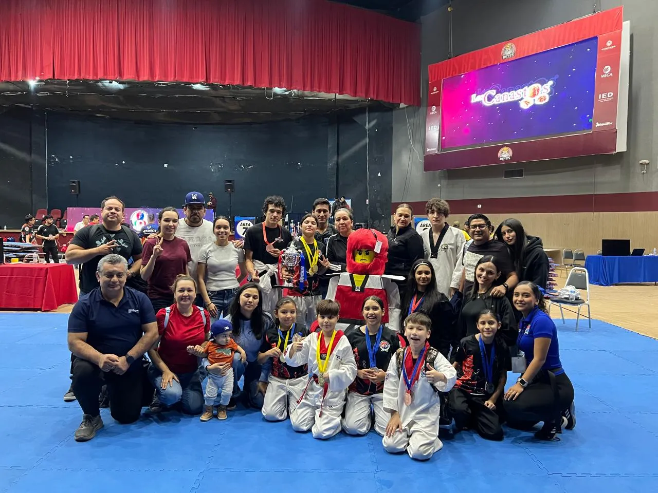 Sesión de entrenamiento avanzado en Taekwondo