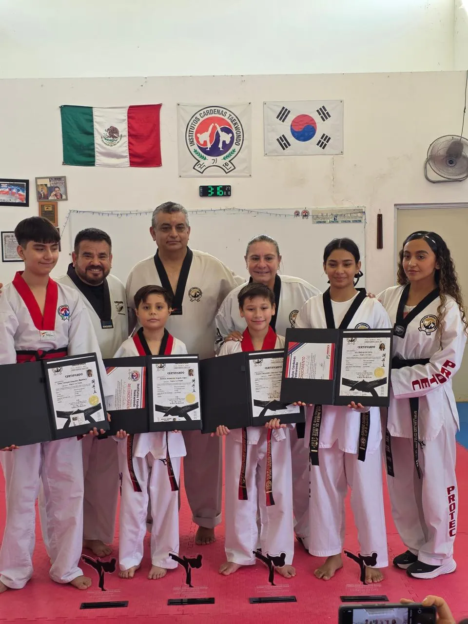 Técnicas de combate y disciplina en Taekwondo
